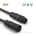 M12 8-Core Male Head Waterproof Connector M12P Waterproof connector with nylon rubber nut Supplier